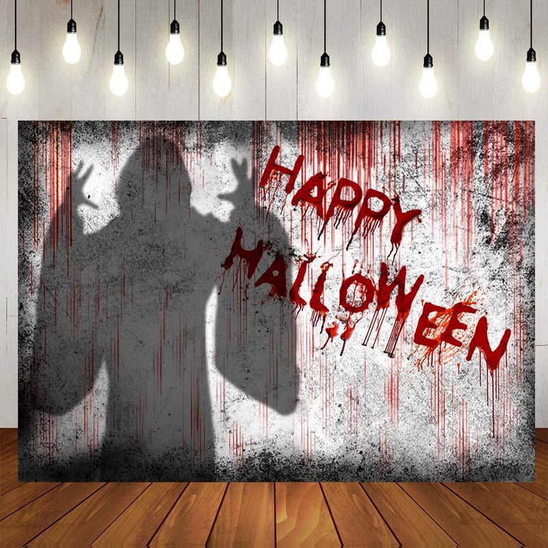 LTLYH 7x5ft Bloody Halloween Backdrop Halloween Horror Photography Background for Party Decorations Trick or Treat Banner for Photo Booth 066 - Image 5